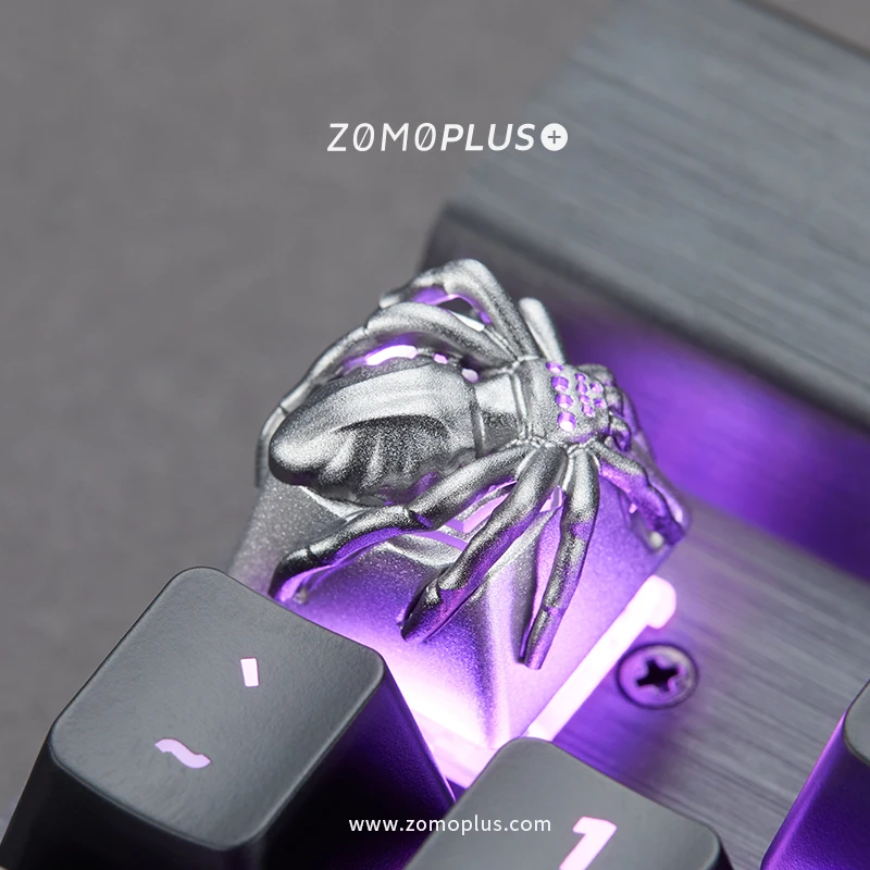 Zomo Plus Fantasias Animais Série-spider Teclado Mecânico de Alumínio Translúcido Artesanal - Imagem 5