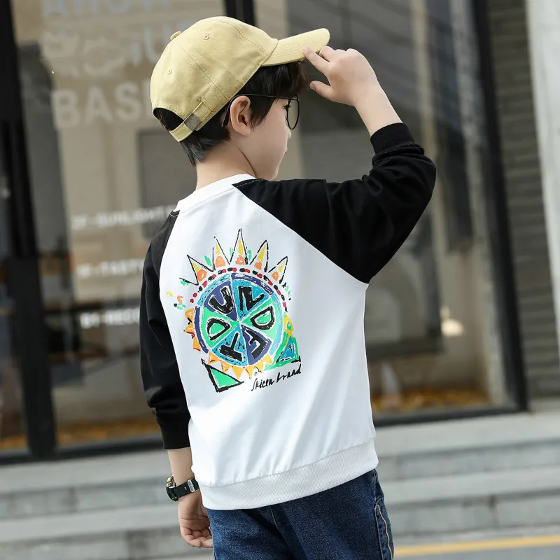 

Childrenswear BOY'S Hoody 2020 Spring Clothing New Style CHILDREN'S Long-sleeved T-shirt Big Boy Network hong yang Gas
