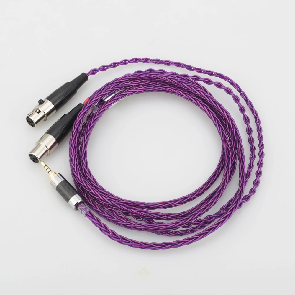 Audiocrast HIFI 2 5 3 5 4 4mm XLR Balanced Earphone Headphone Upgrade Cable Silver Plated for Audeze LCD 3 LCD3 LCD 2 LCD2 LCD 