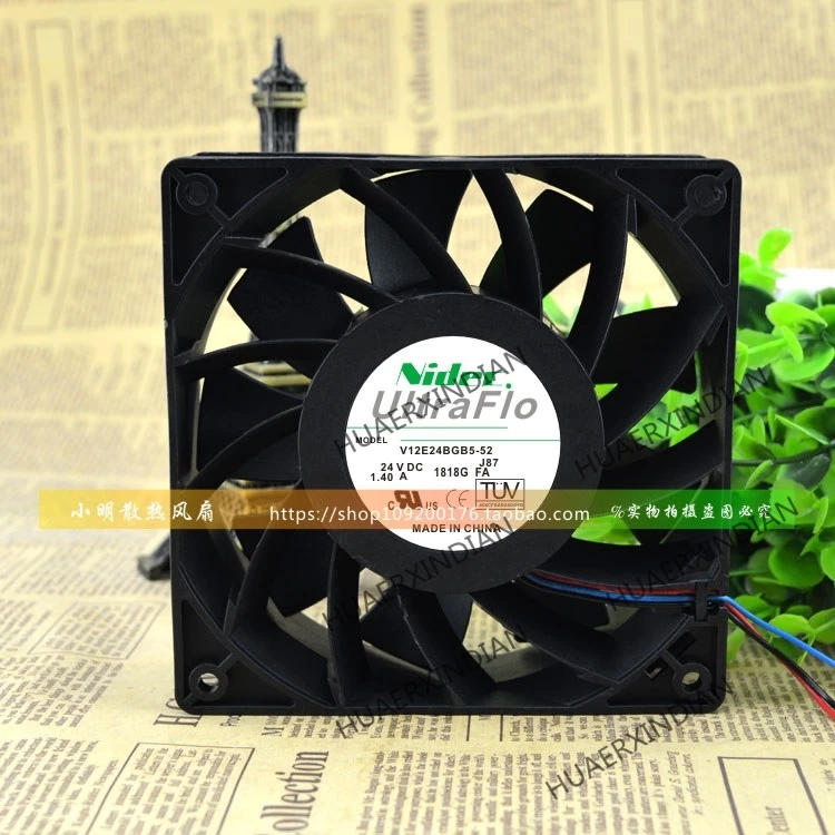 

Original NEW V12E24BGB5-52 DC24V 1.40A Motor protection cooling Fan