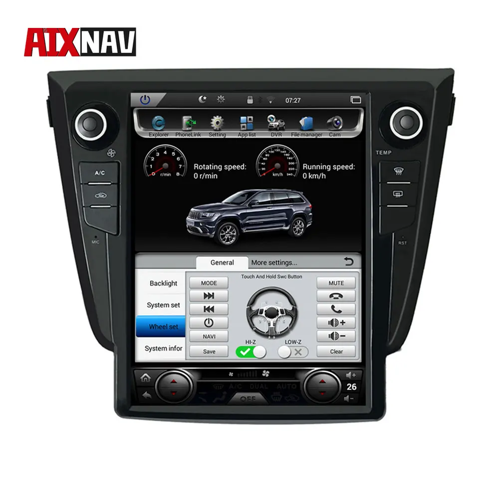 Автомобильный мультимедийный проигрыватель на Android 12 1 дюйма Авторадио Bluetooth