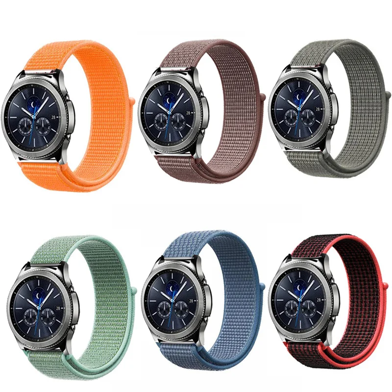 22mm 20mm Strap for Samsung Gear s2 sport S3 Frontier Classic galaxy watch active 47mm 46mm huami amazfit bip band huawei gt 2 | Наручные