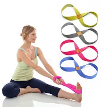 1PC Yoga Strap Belt Fitness Equipment Exercise Yoga Bands With Unlimited Stretch Band Gym Rope 20