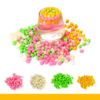 

1000pcs/lot Aroma spinner Bait Simulation Corn Soft Lure Granular Plastic Silica gel carp fishing isca artificial peche lures