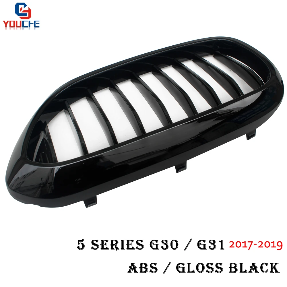 Передняя решетка радиатора G30 для BMW 5 серии G31 2017 2019 520i 530i 540i M550i M5 F90 глянцевый