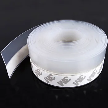 

Silicone Self-adhesive Door And Window Sealing Strip Door Gap Windbreak Window Insulation Sound Insulation Of Glass Doors