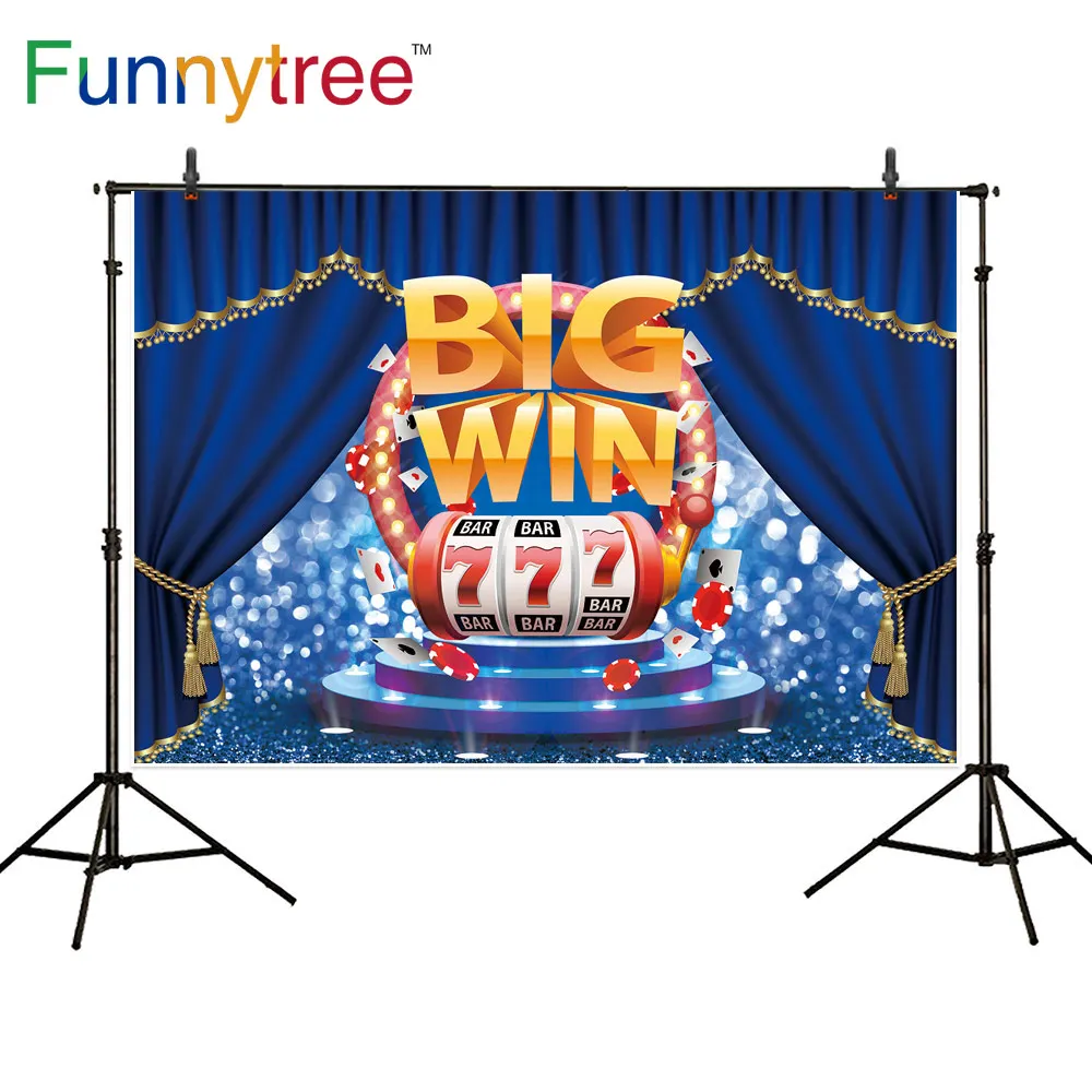 Фон Funnytree для фотосъемки с изображением казино на тему дня рождения | Электроника
