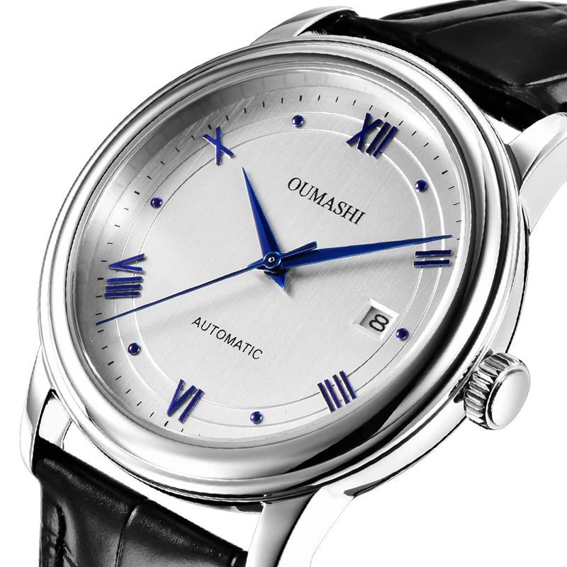 

OUMASHI Men's Automatic Mechanical Watch Waterproof Calendar Watch 40MM OMS66