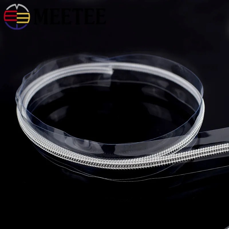Meetee 5 # ПВХ Нейлон застежки молнии для шитья DIY молния спортивный дождевик пенал