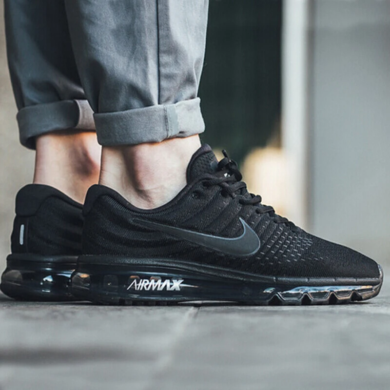 Оригинальные оригинальные мужские кроссовки для бега Nike AIR MAX, удобные и прочные противоударные кроссовки для фитнеса с низким верхом, светильник