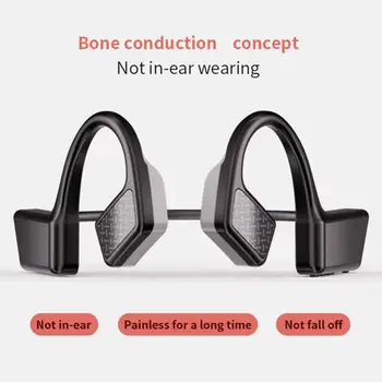 

Bone Conduction Earphone Bluetooth 5.0 Earbuds Wireless Headsets TWS Sports Handsfree Waterproof Headphones Not In-ear Headphone