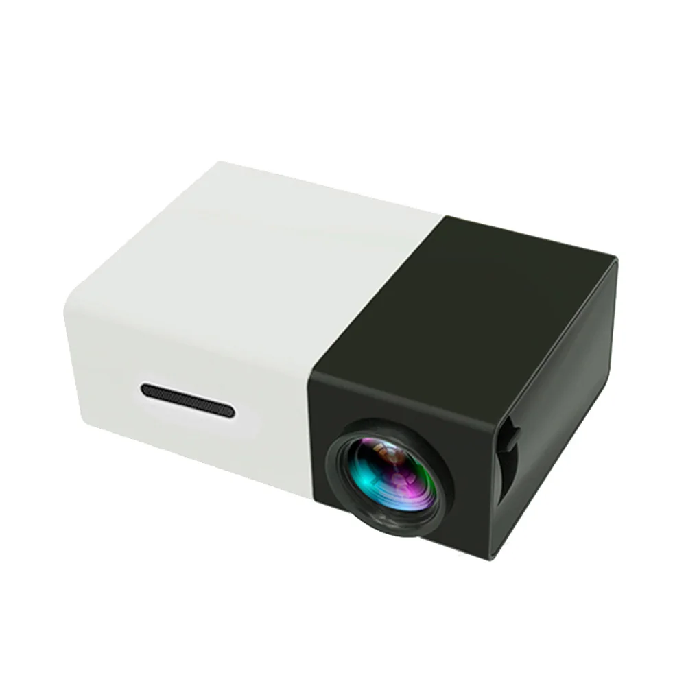 Lcd мини-проектор 400-600 люмен 1080P HD мультимедийный USB AV домашний кинотеатр