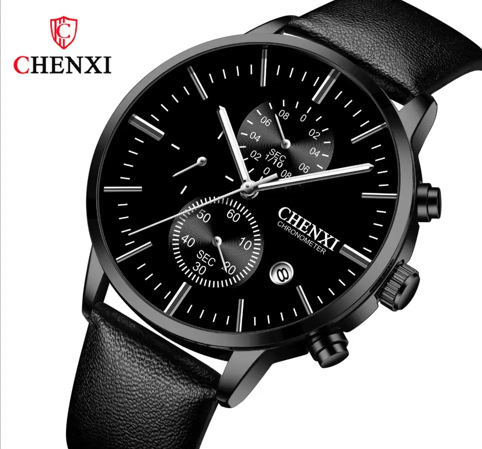 Fashion Watches Men Top Brand Desgin Quartz Military Waterproof Leather Sport Wristwatches Montre Homme | Наручные часы