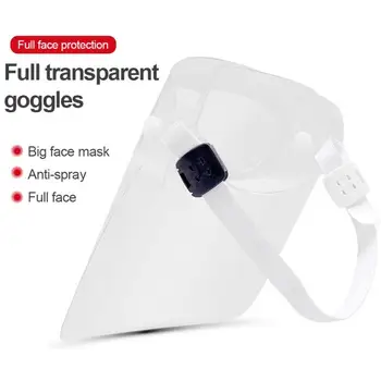

Transparent Face Guard Spittle Prevention Masks Anti-Splash Protective Mask Cooking Face Covers Goggles clear face masks