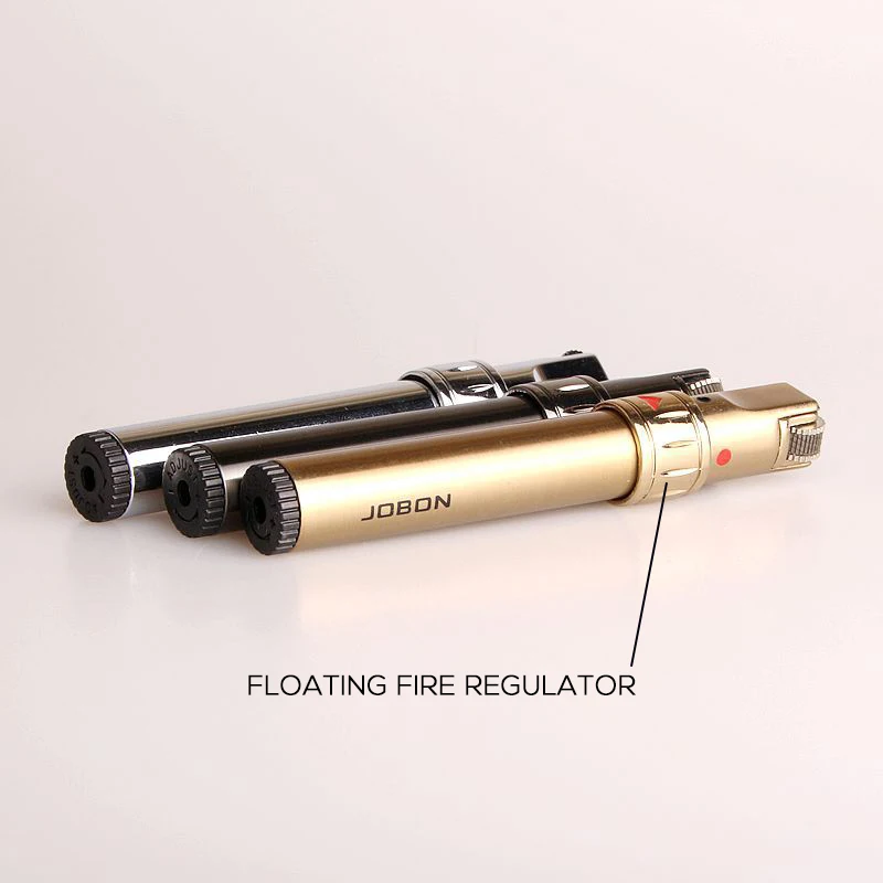 Jobon Creative Butane Lighter Floating Flame Grinding Wheel Adjustable Lighters Gift for Friend butane gas lighter,cigarette lighter