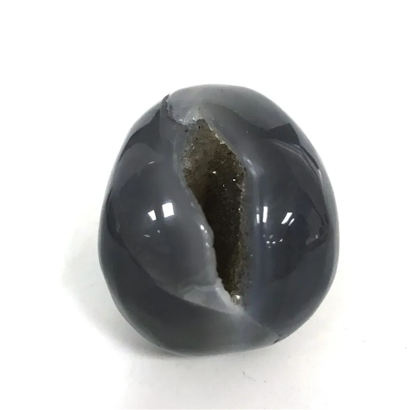 Натуральный агат Geode Кристалл черепа статуя Исцеление головы кости кварцевый камень для фэн-шуй подарок на Хэллоуин домашний декор коллекционная
