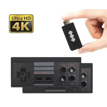 

HD TV Video Game Stick Console Built-in 568 Games Dual Players 2.4G Bluetooth Wireless Controller