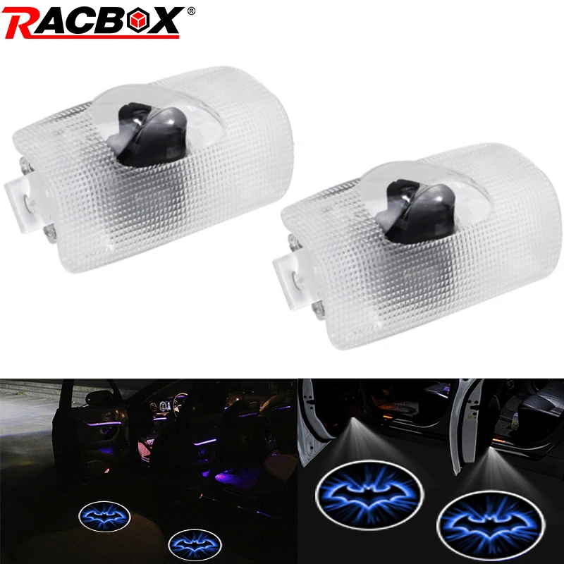 

A pair Led car Welcome Lamp Car Door Circle Shadow Light Ghost DIY Logo Projector Courtesy Backlight For Toyota Previa Camry 12V