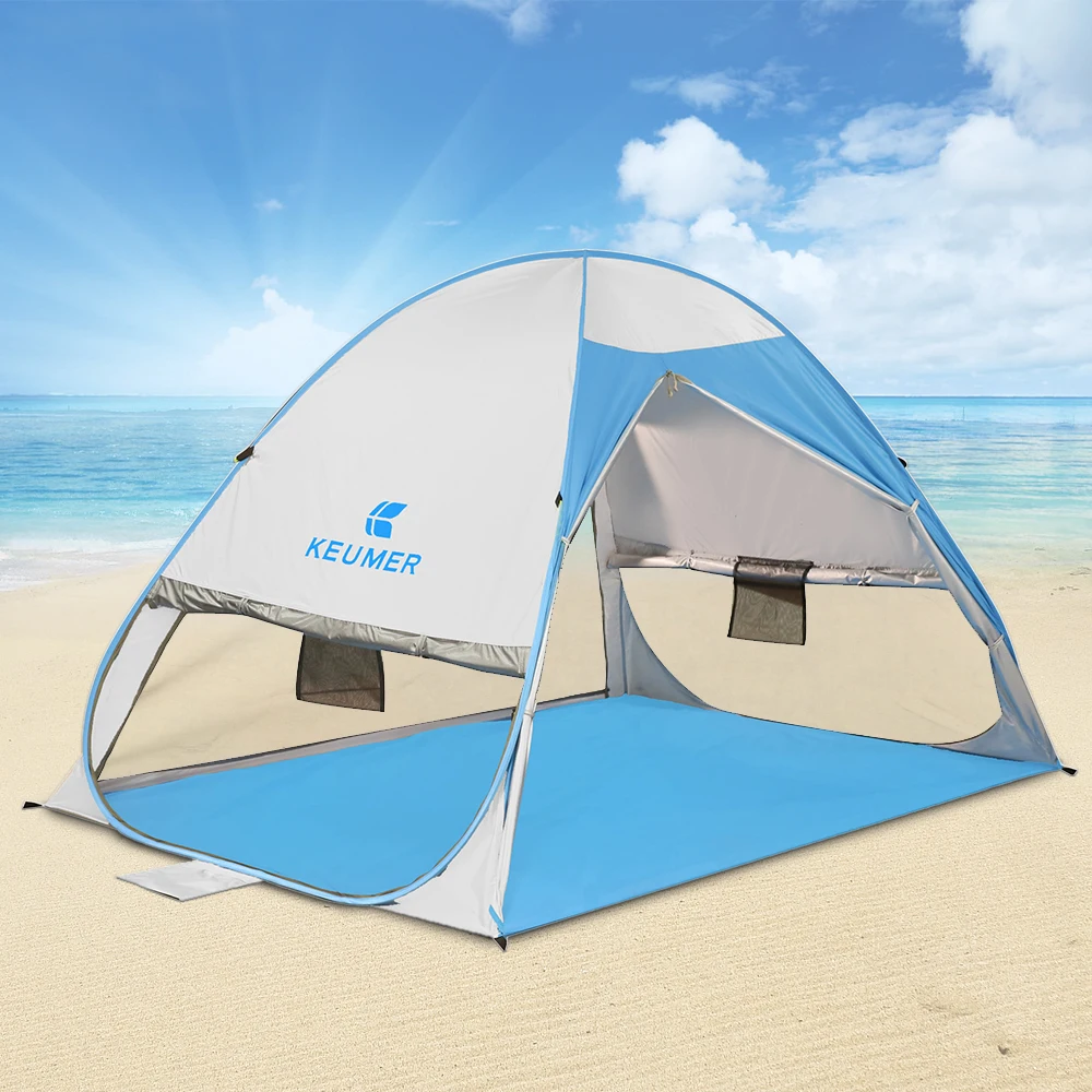 

Automatic Instant Pop Up Beach Tent Lightweight Outdoor UV Protection Camping Fishing Tent Cabana Sun Shelter