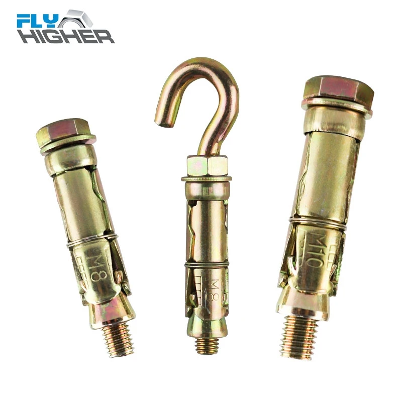 M5-M12 Rawlbolts Heavy duty  concrete expansion shield anchor with hex / hook bolt