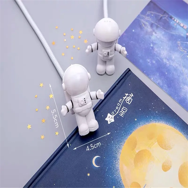  Spaceman Astronaut Night Light USB Tube DC 5V LED Portable Computer Desk Lamp Astronaut Laptop PC N - 4000291260899