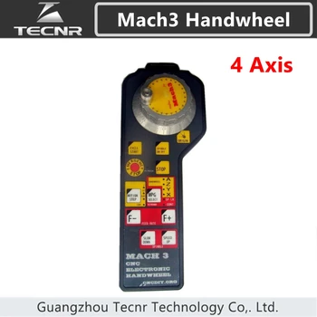 

TECNR CNC Mach3 4 Axis MPG Pendant handwheel Rotary coded pulse generator
