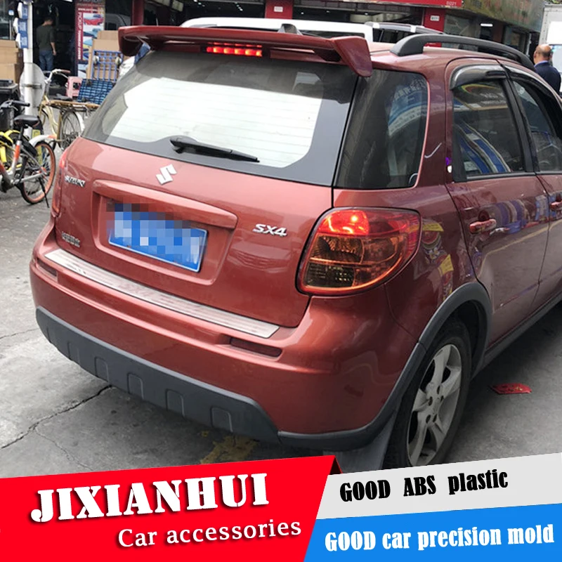 Спойлер для SX4 2008 2014 Suzuki спойлер из АБС пластика цвет заднего крыла автомобиля