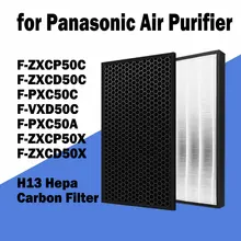

PM2.5 Hepa Filter H13 Replacement for Air Purifier Panasonic F-VXD50C/ F-ZXCP50C/ F-PXC50C/ F-ZXCD50C/ F-ZXCP50X/ F-ZXCD50X