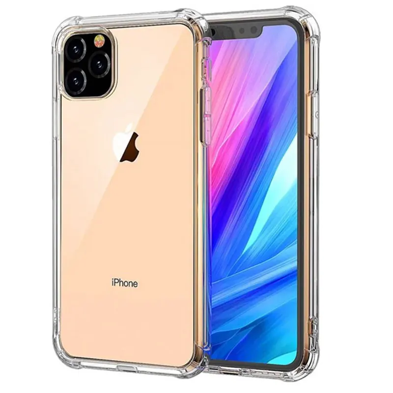 Противоударный силиконовый чехол для телефона для iPhone 11 Pro Max 7 Plus 8 6 6S Plus Мягкий Прозрачный чехол для iPhone X XR XS Max задняя крышка