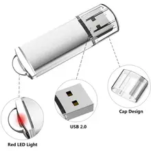 

Silver Usb Flashing Disk Cw10029 High-speed Usb Flash Drive Silver Portable Storage Drive Recorder Reader Big Storage 4M-20M