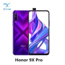 Смартфон Honor 9X Pro 8 ГБ, 128 ГБ, 256 ГБ, Kirin 810 LiquidCool, 4000 мА/ч, 48мп, тройная камера 6,59 дюйма, 16 Мп, всплывающая камера, сотовый телефон