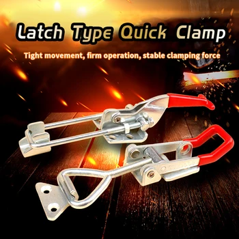 

Quick Latch Type Toggle Clamp High Carbon Steel Material High Hardness Woodworking Welding Auxiliary Fixing Tool Hand Tools