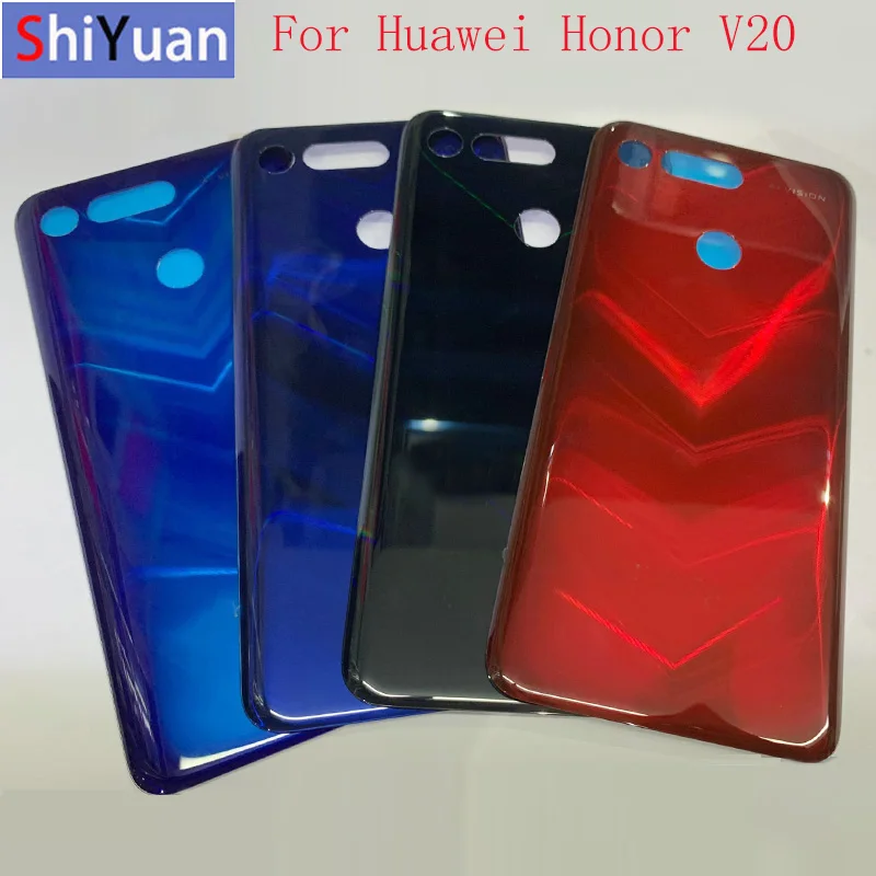 Корпус Задняя стеклянная крышка батарейного отсека панель для Huawei Honor V20 View 20