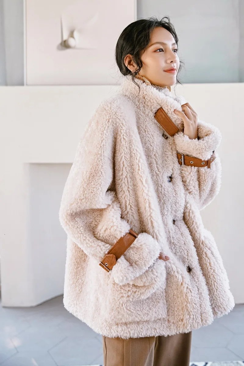 SOUL OF TIGER, английский стиль, женские модные роскошные пушистые куртки, женское теплое пальто из искусственного меха, Повседневная Уличная уличная одежда размера плюс