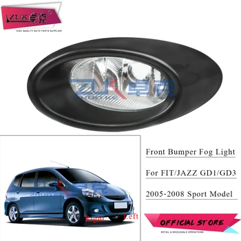 

ZUK Front Bumper Anti Fog Light Fog Lamp For HONDA FIT JAZZ GD1 GD3 Sport Model 2005 2006 2007 2008 Front Foglight Foglamp