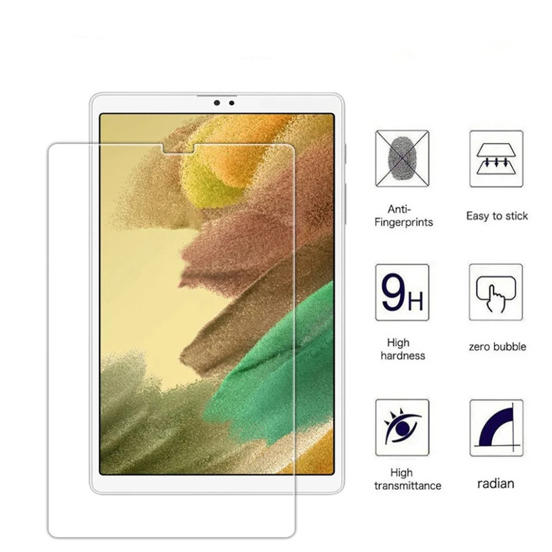 

Tempered Glass For Samsung Galaxy Tab A7 Lite 8.7 Inch 2021 Screen Protectors Bubble Free Protective Film