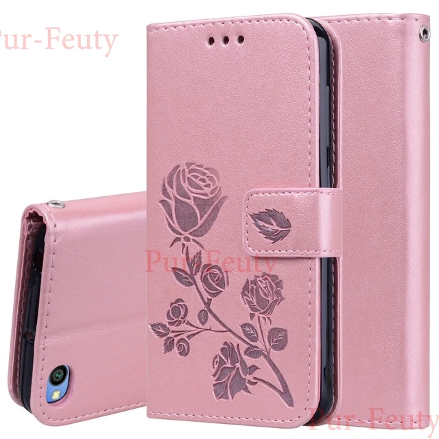 Case for Xiaomi Redmi GO M1903C3GG 5.0'' RedmiGO 3D Rose Elegant Wallet Luxury Card Slot Armor Flip Cover for Redmi Go M1903C3GH