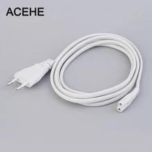 ACEHE 2 м 1 шт. Volex ЕС Европейский 2-зубец Порт AC шнур питания кабель для Mac мини маршрутизатор для apple tv PS2 PS3 тонкий кабель питания