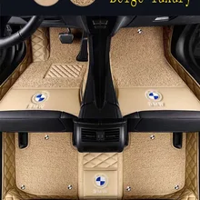 "Автомобильные коврики с логотипом/фирменный логотип для BMW 7 серии E65 E66 F01 F02 G11 G12 730i 740i 750i 730d Противоскользящий чехол для ног