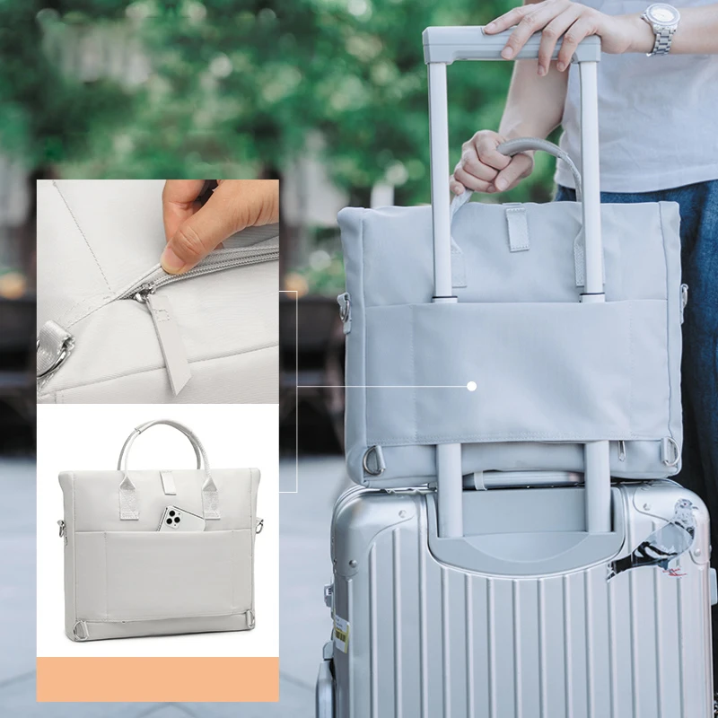 Bolsa de Ombro para Laptop Feminina com