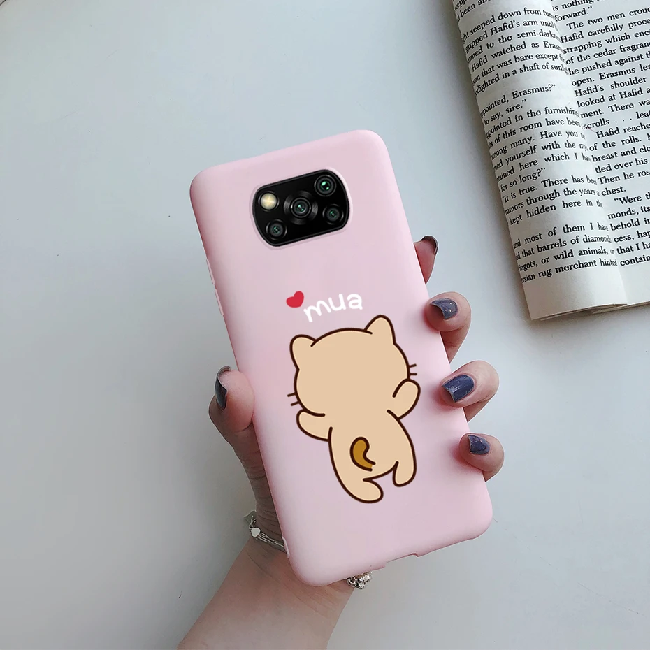 LLSHN Cover per Xiaomi Poco X3 NFC, Glitter Bling Clear Liquido Custodia TPU Silicone Morbido Brillantini Quicksand Antiurto Protettivo Case Cover per Xiaomi Poco X3 NFC, Campanula