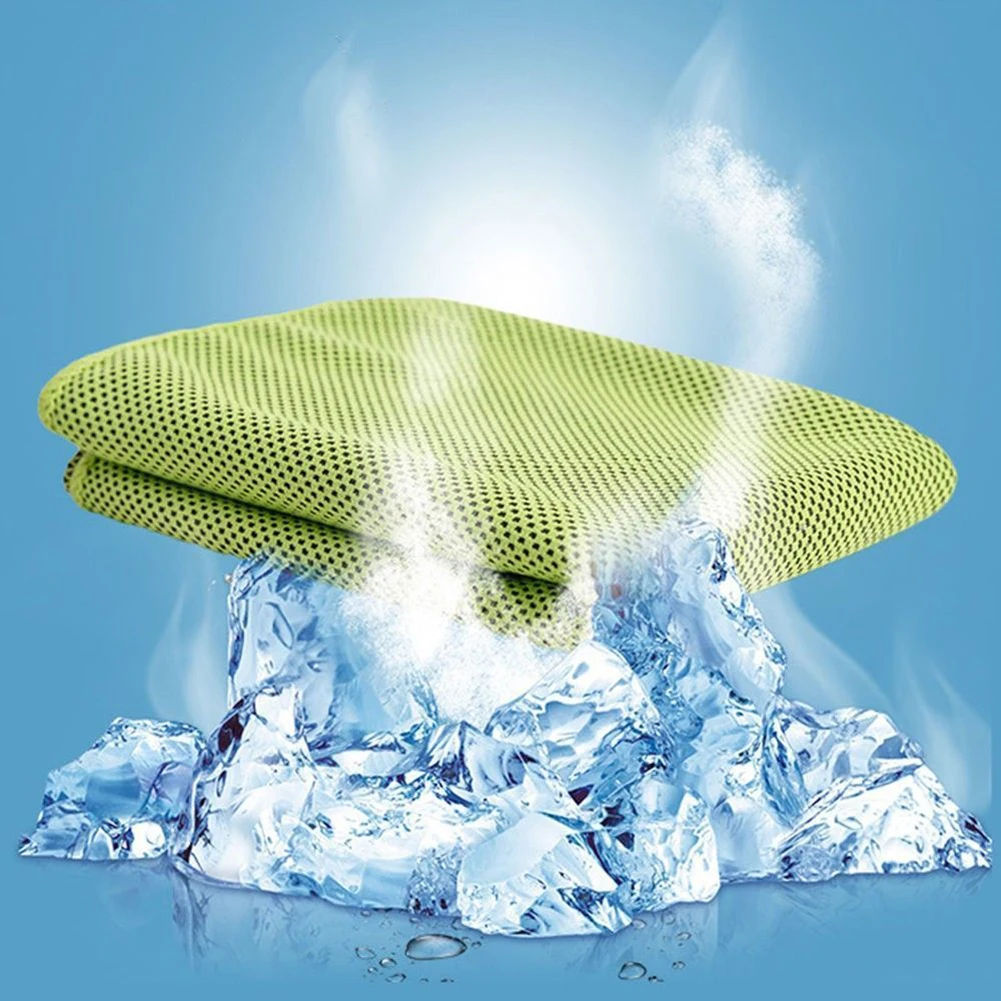 Cooling Towel Ice Towel Outdoor Sports Cooling Gym Jogging Enduring Running Instant Ice Cold Pad Sweat Tool Beach