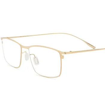 

Business Men Glasses Frames Streamlined Full Rim Women Eyeglasses Alloy Mens Optical Frame Super Thin super Light
