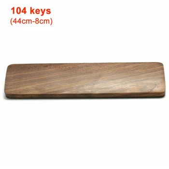 

Laptop Non Slip Comfortable Durable Walnut Wood Polished Surface Gaming Easy Typing Office Pain Relief Keyboard Wrist Rest Pad
