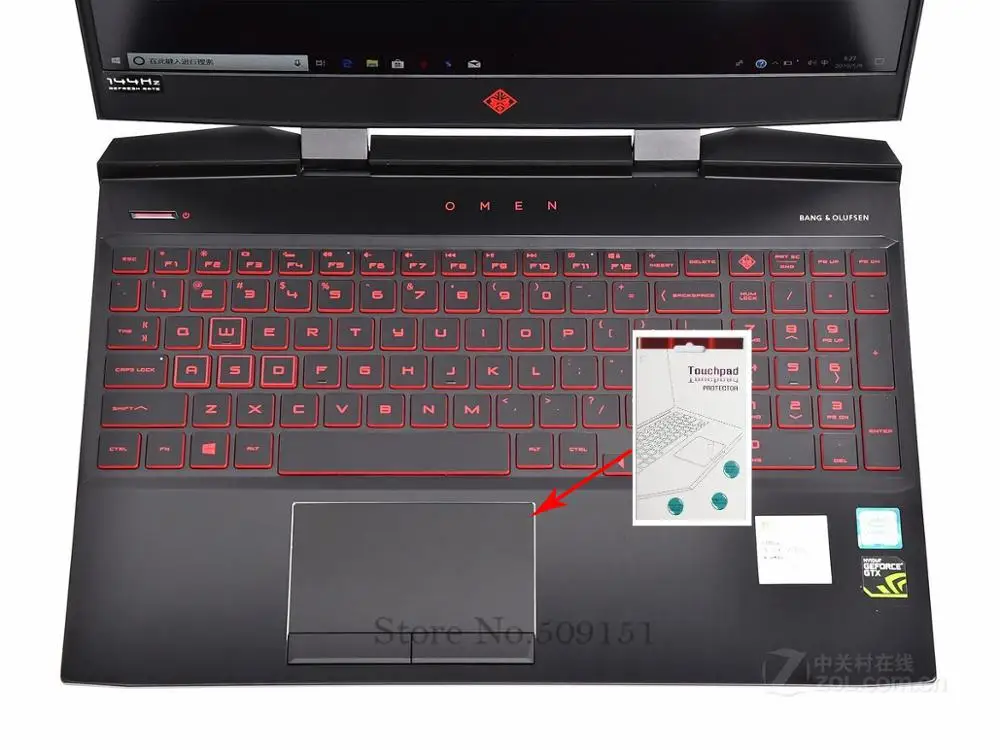 Матовая прозрачная защитная пленка для трекпада HP OMEN 15 dc0123tx dc1080TX dc0153TX dc1002TX