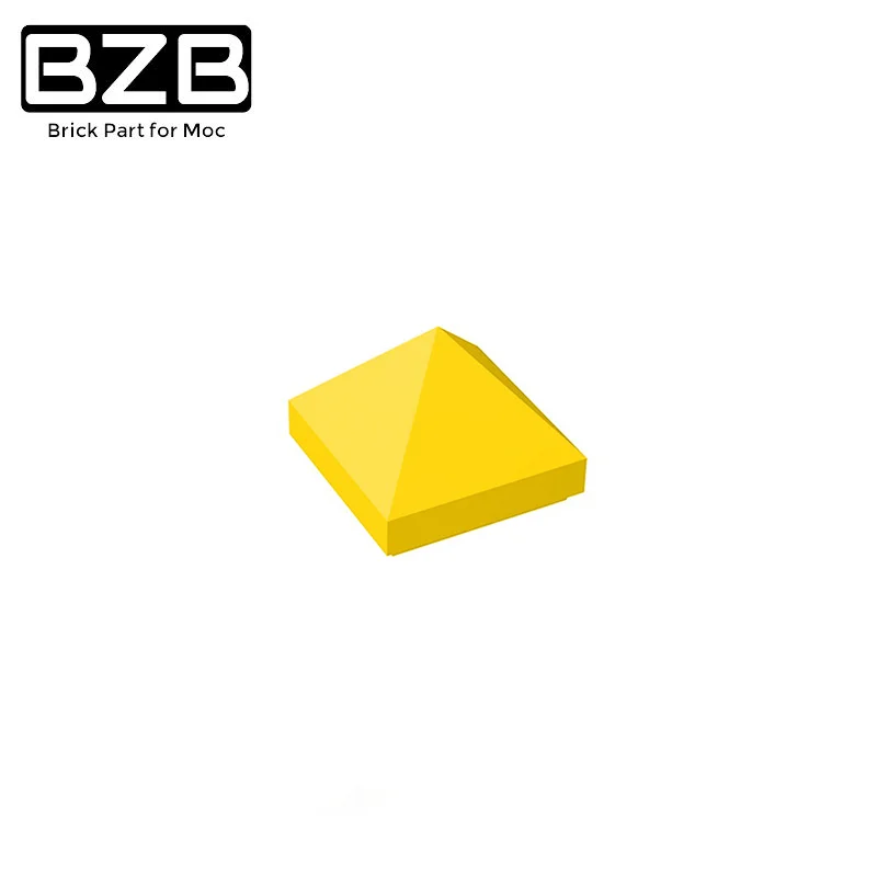 

BZB MOC 22388 1x1 Four-sided Slope Face Brick Creative High-tech Building Block Model Kids Toys DIY Brick Parts Best Gifts