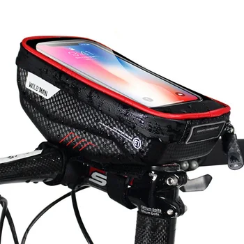 

Waterproof Bicycle Phone Holder Bags Motorcycle Phone Mount Bag Bike Touch Screen Phone Case Bracket For iphone XR Case