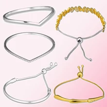 Весенний браслет с цветами и бабочкой регулируемый размер блестящий браслет для женщин модные ювелирные изделия 925 пробы серебро