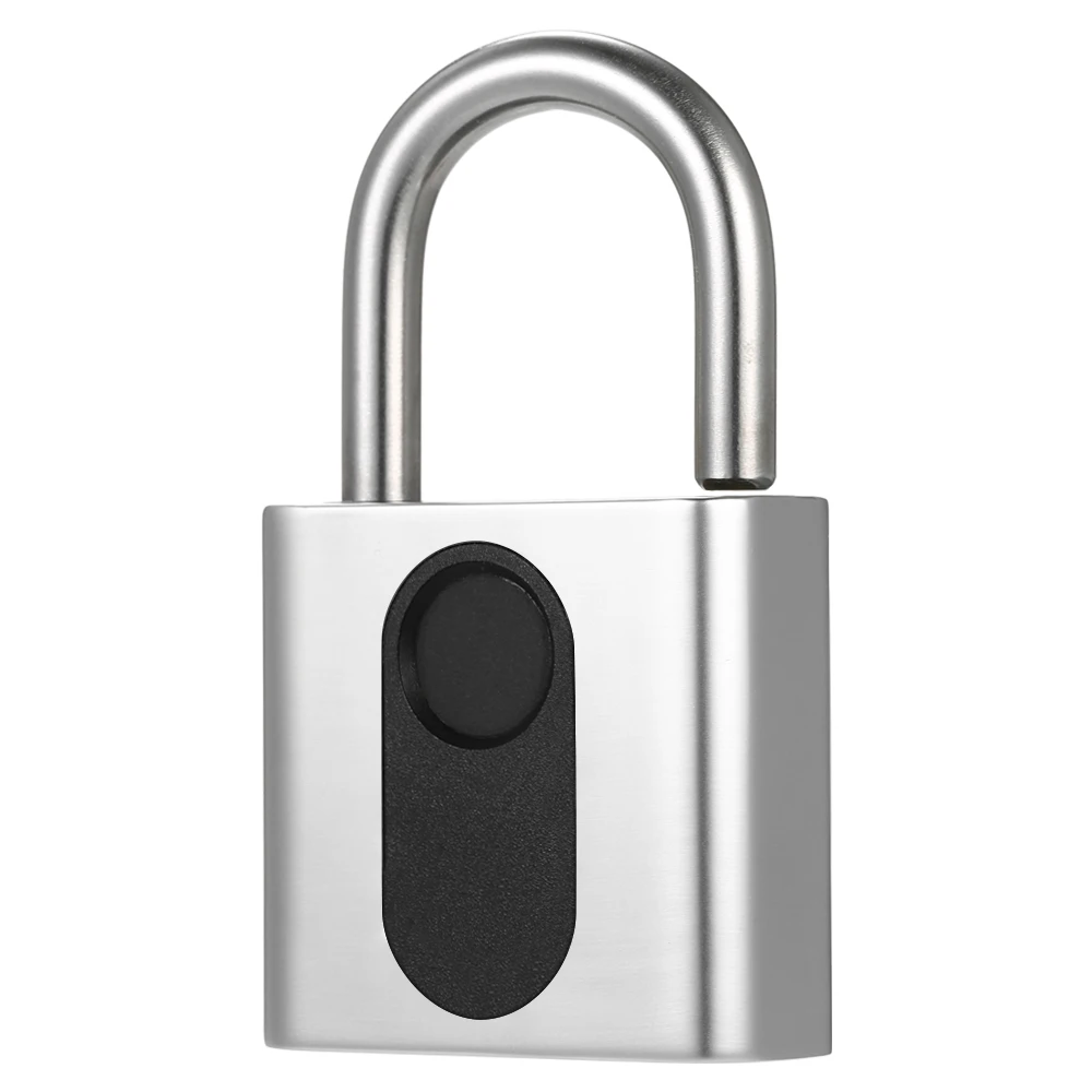 

Hot IP65 Waterproof Anti-Theft Security Padlock USB Rechargeable Smart Keyless Fingerprint Lock Door Luggage Case Backpack Lock