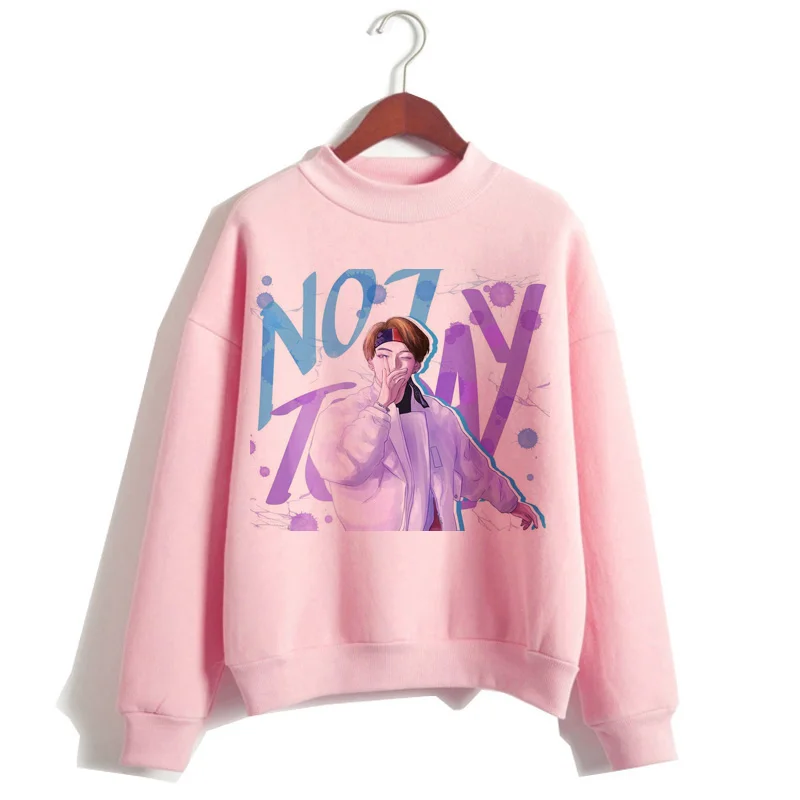 WY-Pink-309-8 Bangtan толстовка для мальчиков Женская Корейская Harajuku JIN SUGA J HOPE JIMIN V JUNGKOOK Толстовка k Pop капюшон Kpop одежда новая Толстовка - Цвет: WY-Pink-309-8